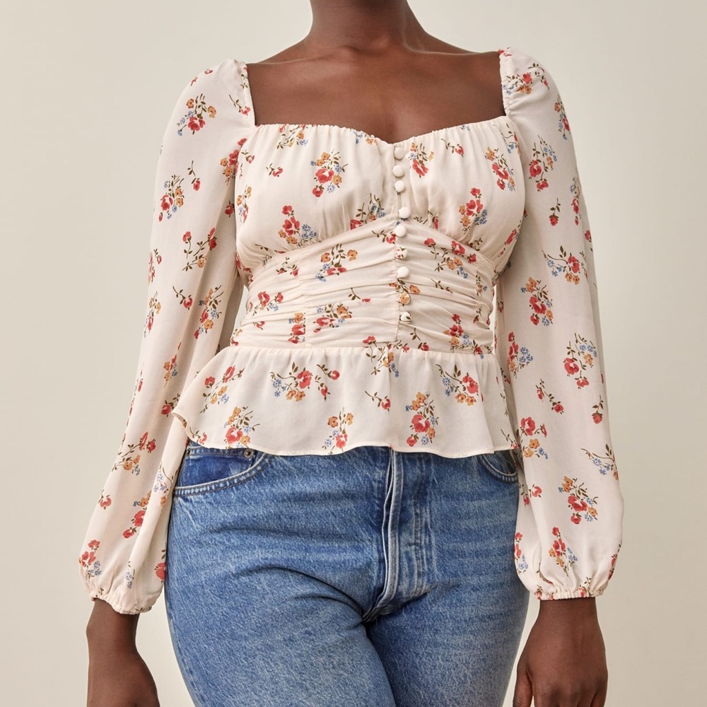NWT 🍒 reformation Cooper top
